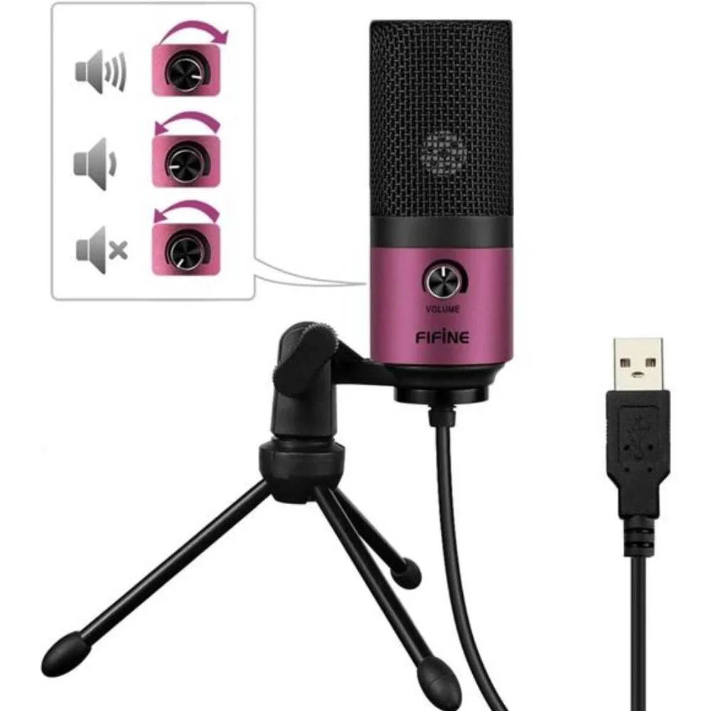 USB Podcast Condenser Microphone Recording On Laptop,NoNeed Sound Card Interface